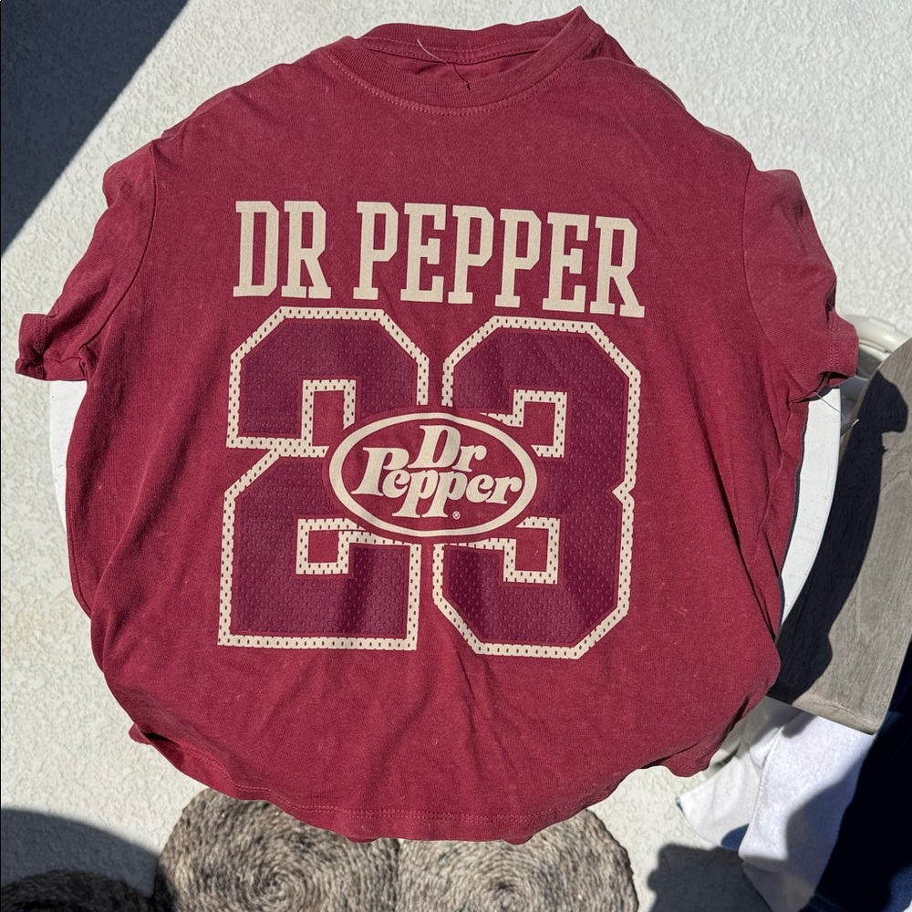 Dr Pepper Women's Burgundy Graphic Tee